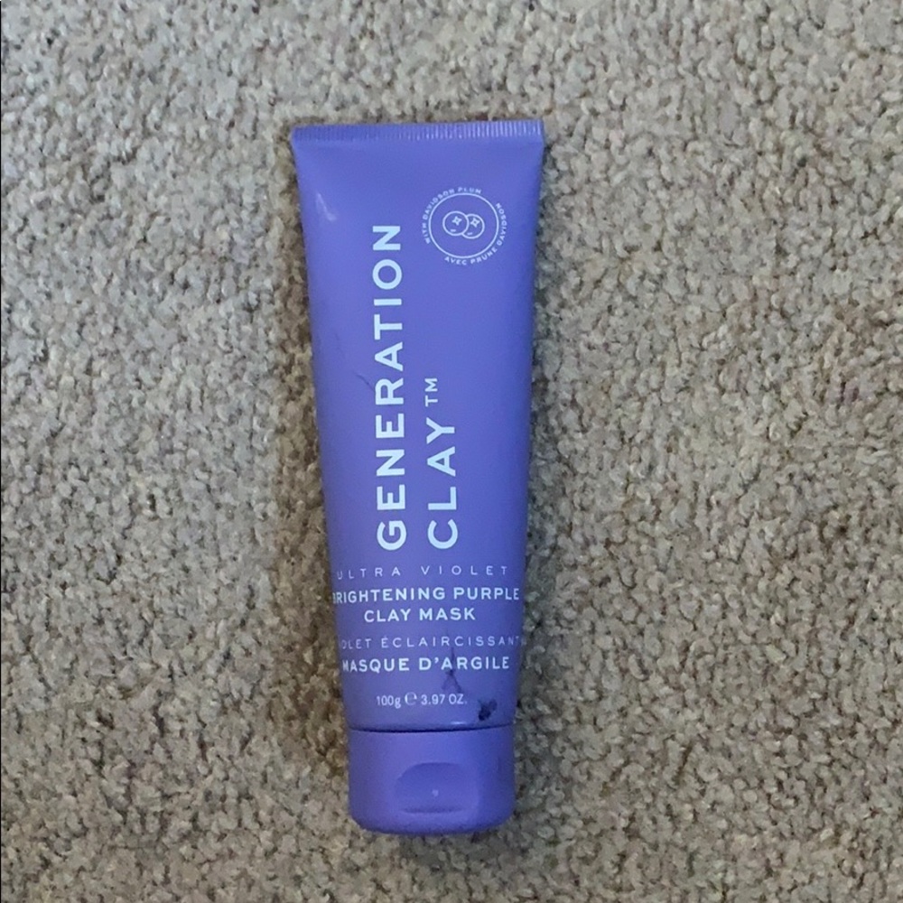 Generation clay brightening purple clay mask